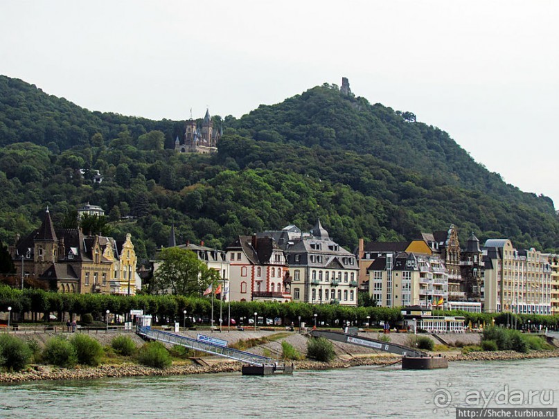 Набережная Рейна в Кенигсвинтере. Виды с реки