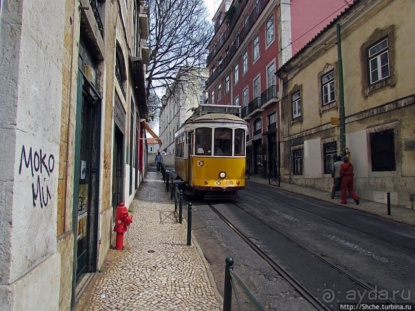 По узким улочкам арабского района Лиссабона "Алфама"