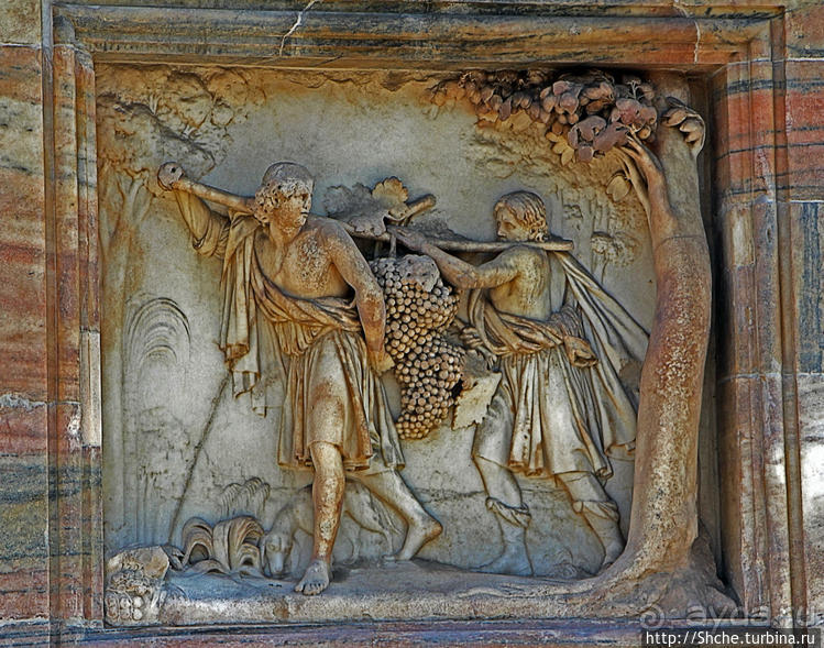 Скульптуры и барельефы реального Миланского собора