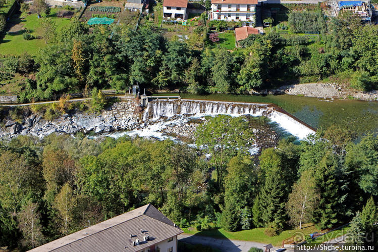 Мне с верху видно все... Альпы, панорама городка Варалло