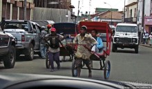 "Пус-пус" движение на улицах Антсирабе