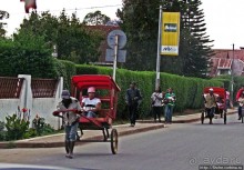 "Пус-пус" движение на улицах Антсирабе