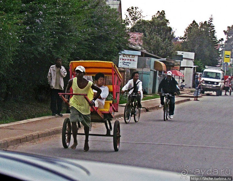 "Пус-пус" движение на улицах Антсирабе
