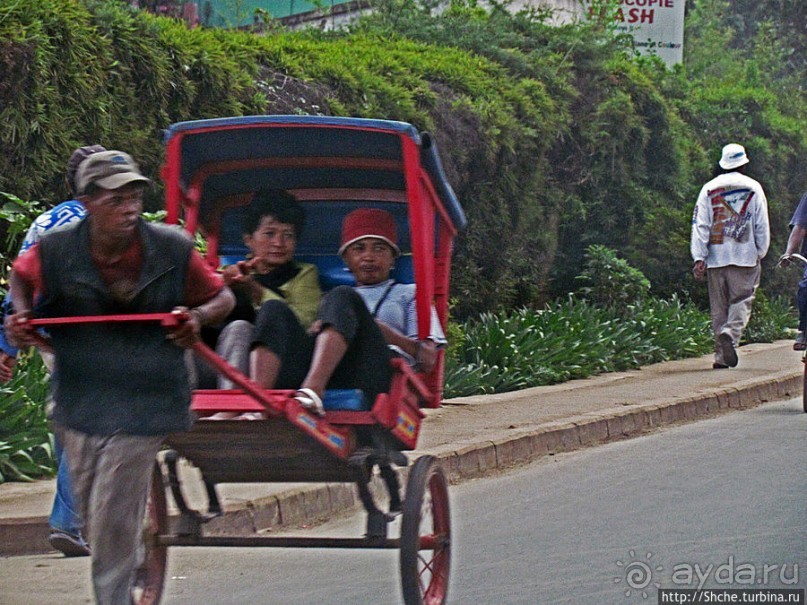 "Пус-пус" движение на улицах Антсирабе