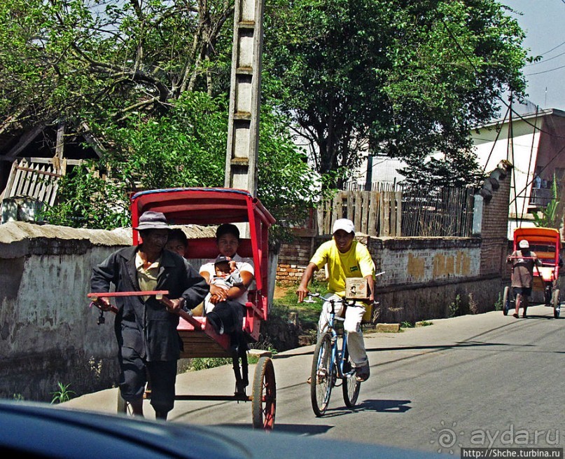 "Пус-пус" движение на улицах Антсирабе