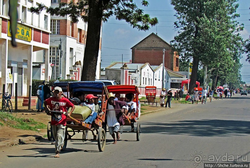 "Пус-пус" движение на улицах Антсирабе