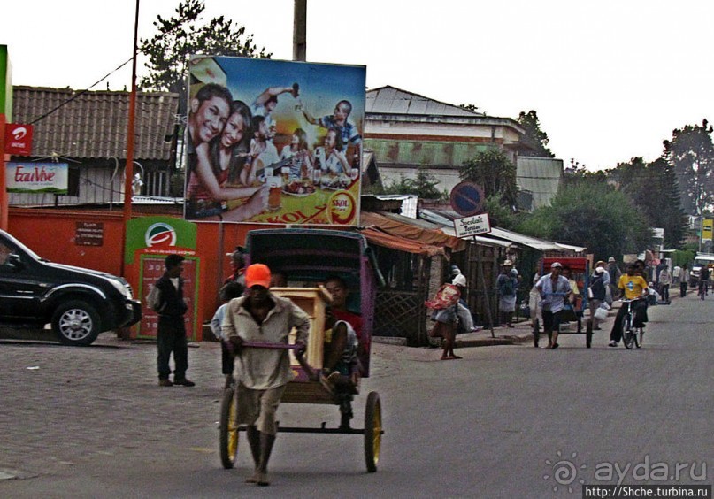 "Пус-пус" движение на улицах Антсирабе