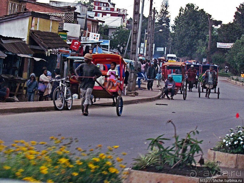 "Пус-пус" движение на улицах Антсирабе