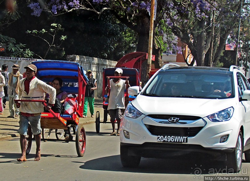 "Пус-пус" движение на улицах Антсирабе