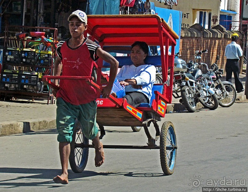 "Пус-пус" движение на улицах Антсирабе