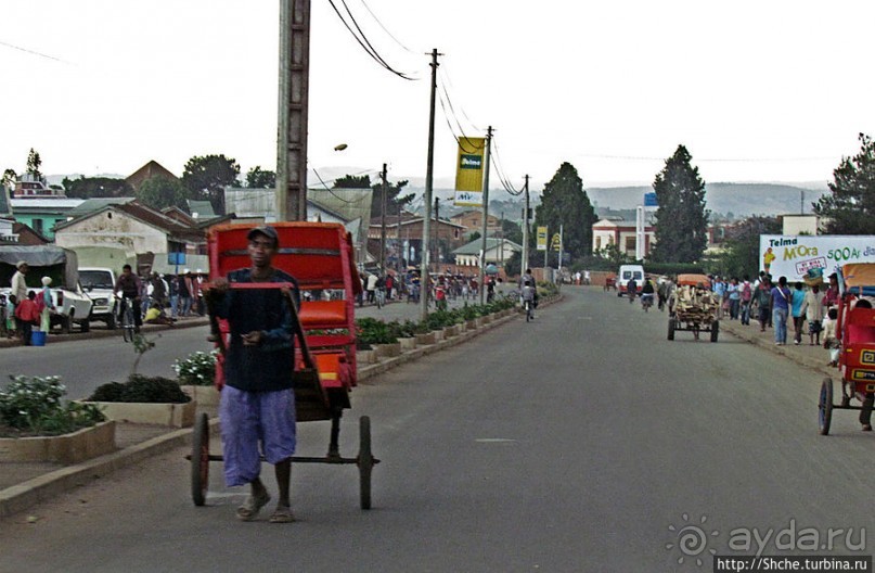 "Пус-пус" движение на улицах Антсирабе