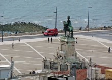 Торговая площадь Лиссабона — ночью и днем, сверху и снизу