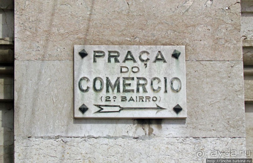 Торговая площадь Лиссабона — ночью и днем, сверху и снизу