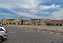 Торговая площадь Лиссабона — ночью и днем, сверху и снизу