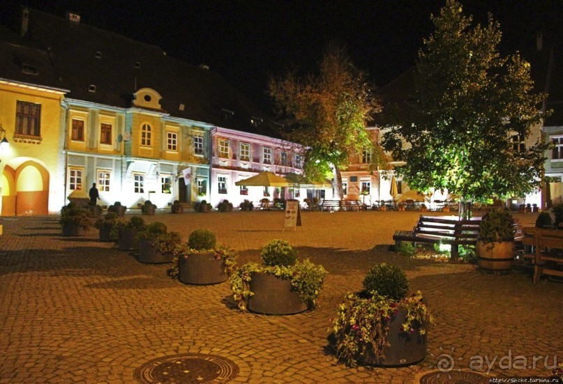 Огни ночной Сигишоары