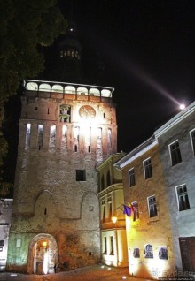 Огни ночной Сигишоары