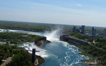 Облет на вертолете Ниагарского водопада