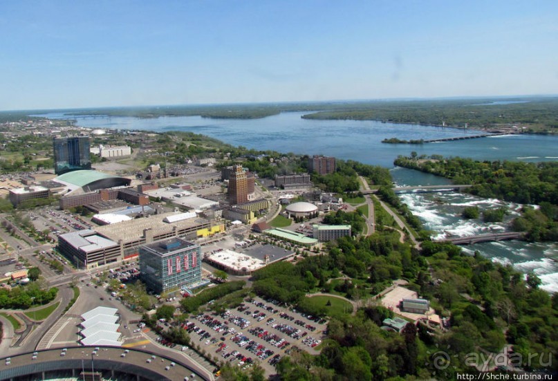 Облет на вертолете Ниагарского водопада