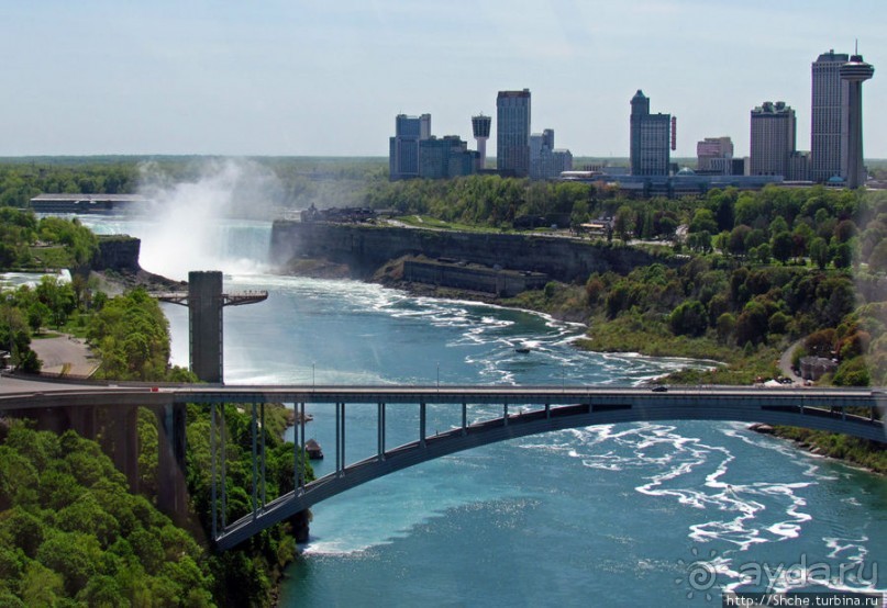 Облет на вертолете Ниагарского водопада