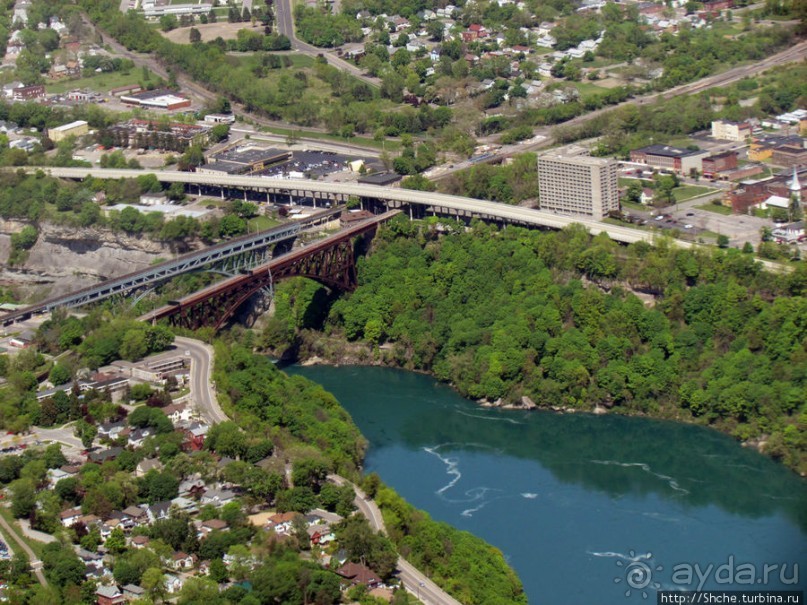 Облет на вертолете Ниагарского водопада