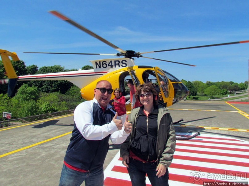Облет на вертолете Ниагарского водопада