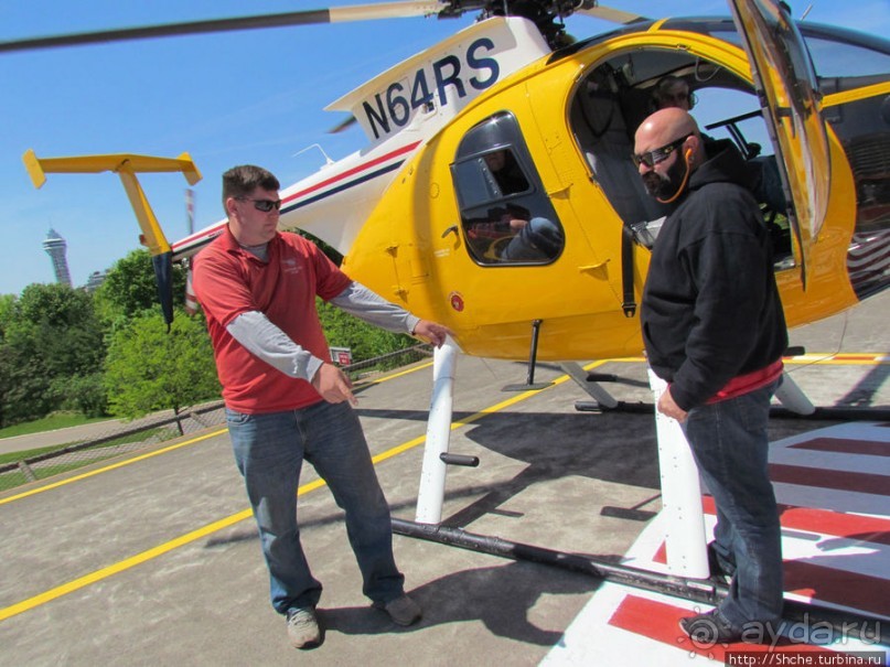 Облет на вертолете Ниагарского водопада