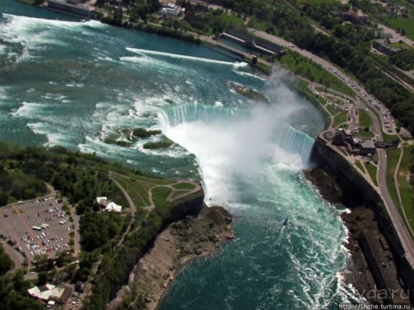 Облет на вертолете Ниагарского водопада