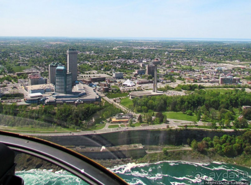 Облет на вертолете Ниагарского водопада