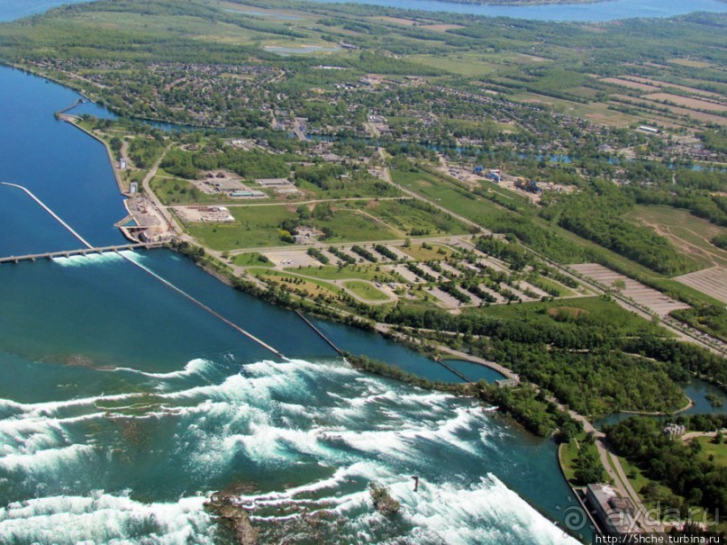 Облет на вертолете Ниагарского водопада