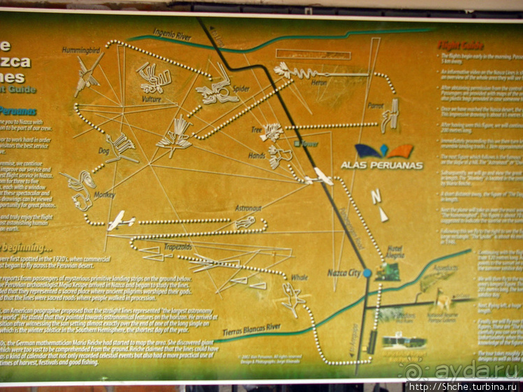 Одна из тайн нашей планеты — линии Наска с земли и воздуха