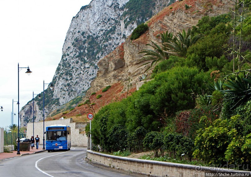 Как перемещаться по Гибралтару. "Синие" автобусы