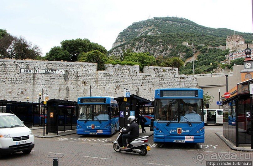 Как перемещаться по Гибралтару. "Синие" автобусы