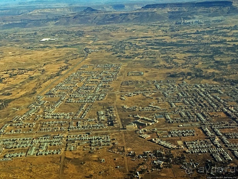 Под крылом самолета... Безжизненный север Эфиопии