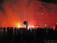 Файер-шоу на "Parken", или особенности фанатения в Дании