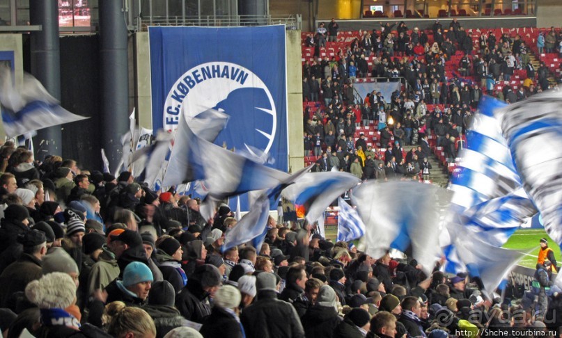 Файер-шоу на "Parken", или особенности фанатения в Дании