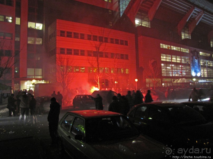 Файер-шоу на "Parken", или особенности фанатения в Дании