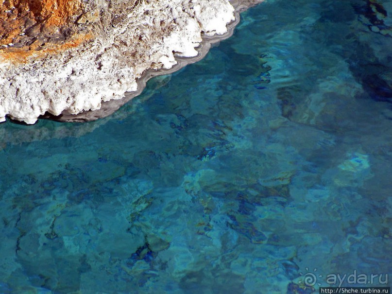 Источник "Голубая звезда" на холме гейзеров (Geyser hill)
