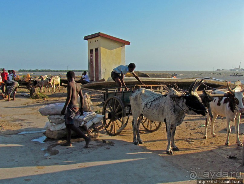 Рыбацкая бухта в Тулиаре. Отлив