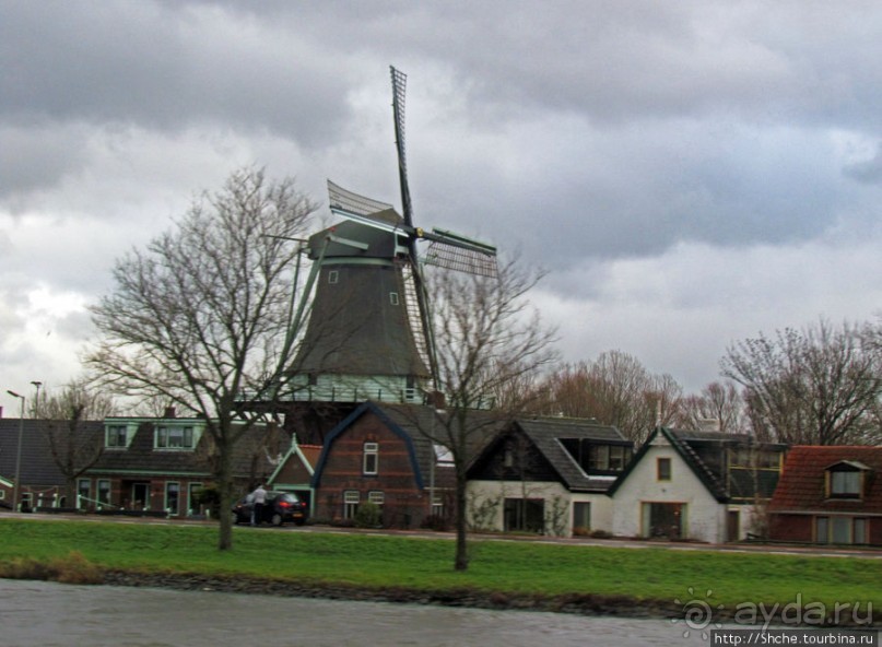 Декабрьские картинки Северной Голландии. Мельницы и другое