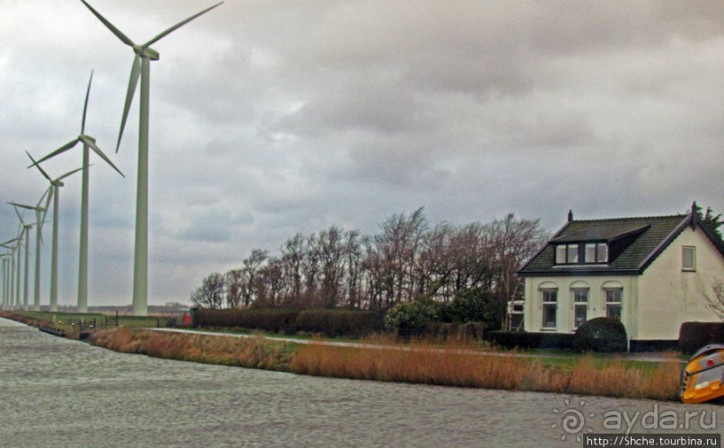 Декабрьские картинки Северной Голландии. Мельницы и другое