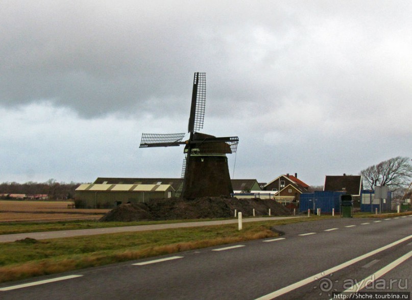 Декабрьские картинки Северной Голландии. Мельницы и другое