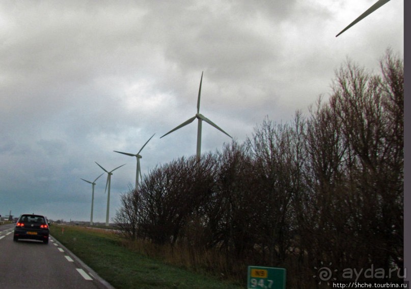 Декабрьские картинки Северной Голландии. Мельницы и другое