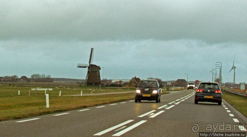 Декабрьские картинки Северной Голландии. Мельницы и другое