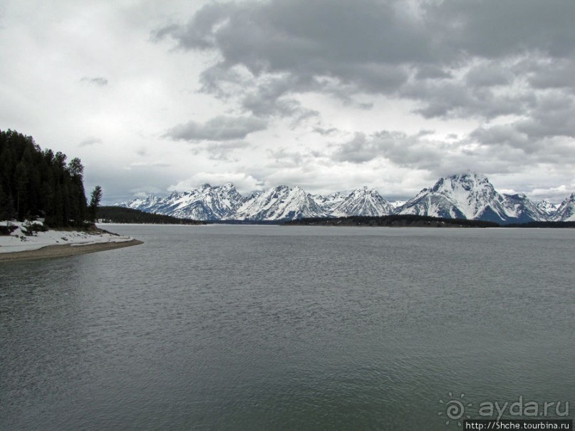 Jackson Lake Dam - дамба на озере Джексон