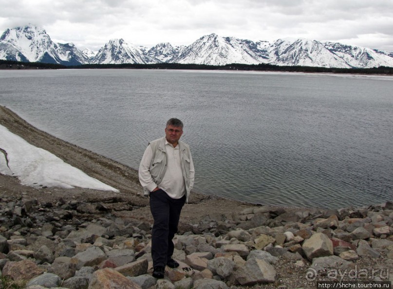 Jackson Lake Dam - дамба на озере Джексон
