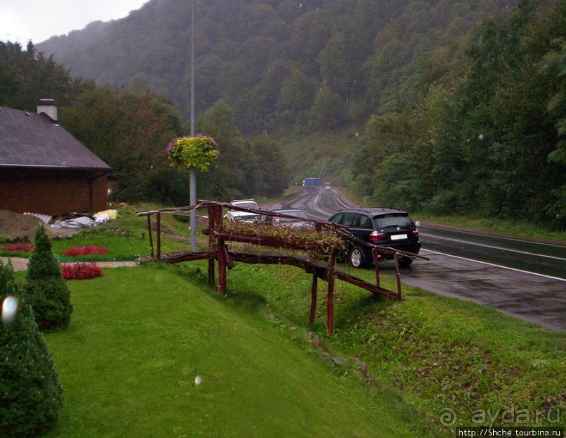 Хорошее место поесть-отдохнуть по пути к венгерской границе