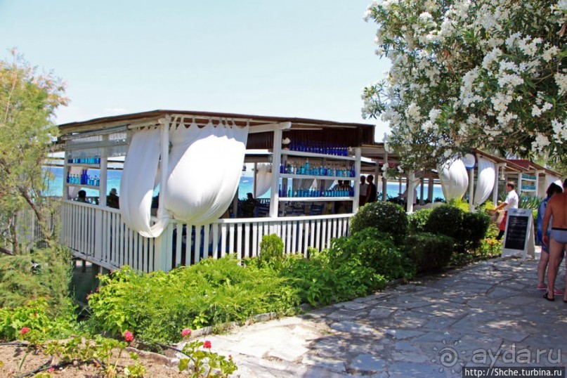 Неплохая (а разве бывают плохие?) таверна на пляже Паллини