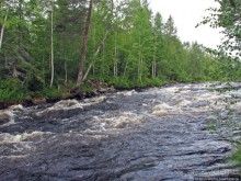 Поход на байдарках по реке Калга. Первые впечатления. Река.