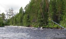 Поход на байдарках по реке Калга. Первые впечатления. Река.