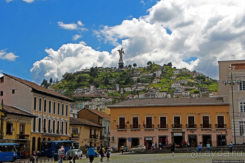 Центр Кито — крупнейший колониальный район Южной Америки